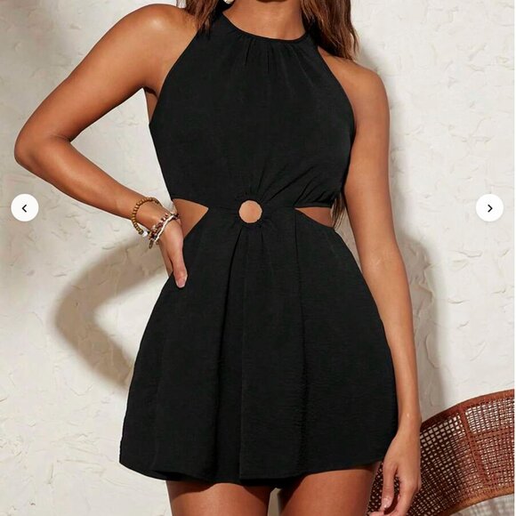 SHEIN Pants - NWOT Chic Women's Solid Color Hollow Out Jumpsuit